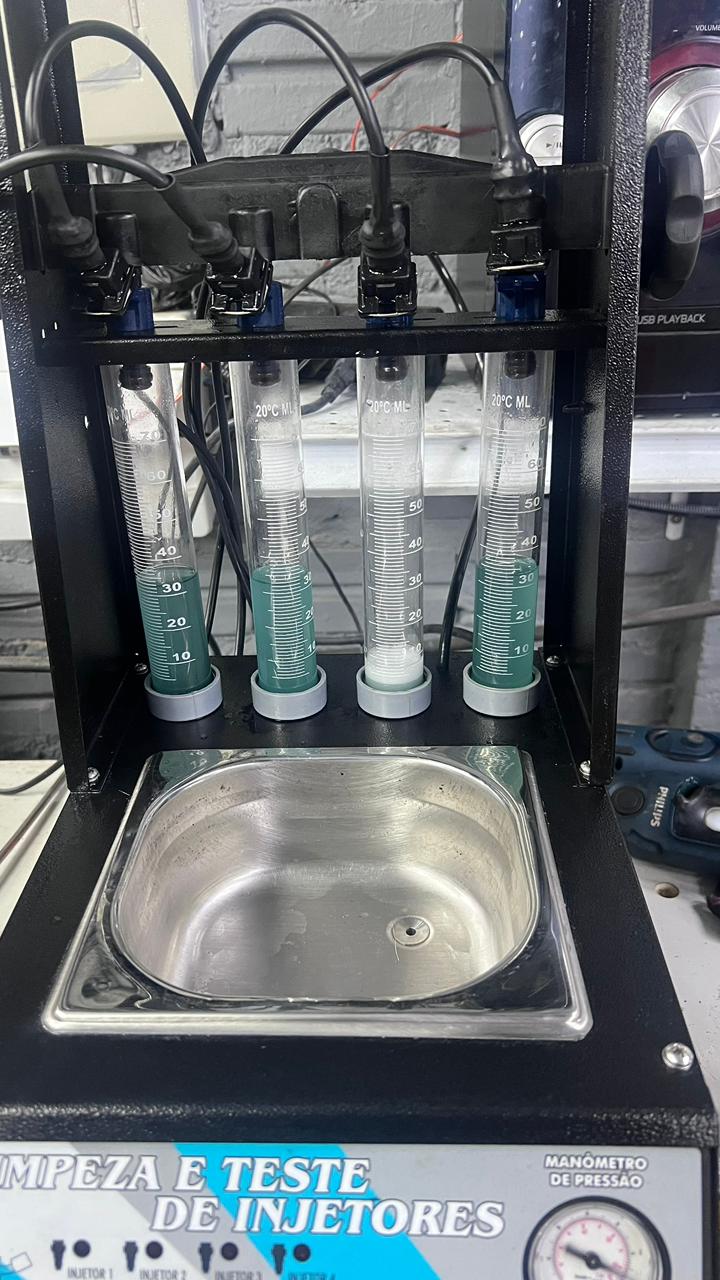 Limpeza e teste de bicos injetores
